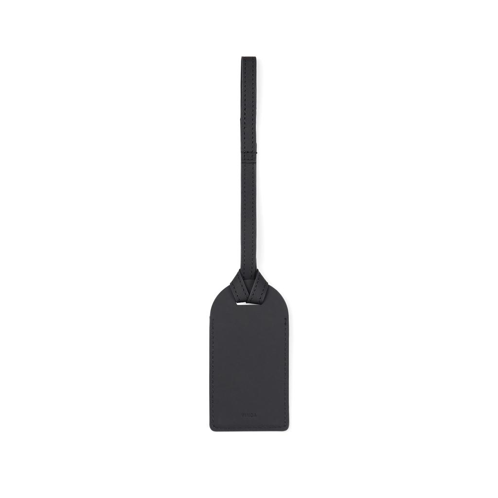 VINGA Baltimore RCS recycled polyester luggage tag black