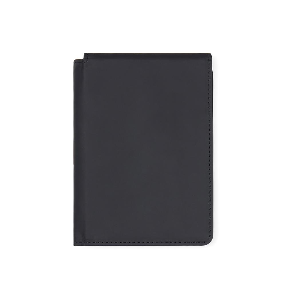 VINGA Baltimore RCS recycled polyester RFID passport cover black