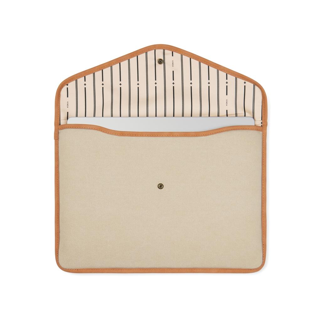 VINGA Bosler GRS recycled canvas 16 greige