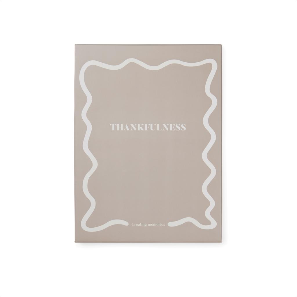 VINGA Thankfulness GRS recycled paper journal beige