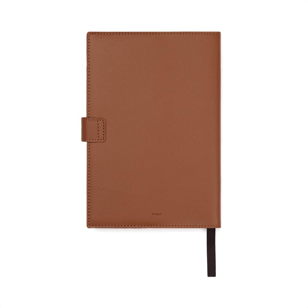 VINGA Timo PU RCS RPET notebook brown