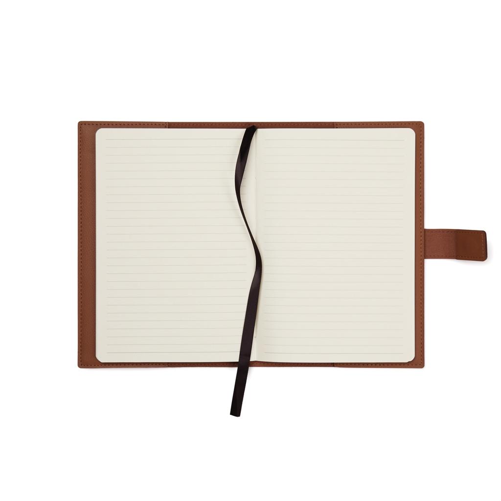 VINGA Timo PU RCS RPET notebook brown