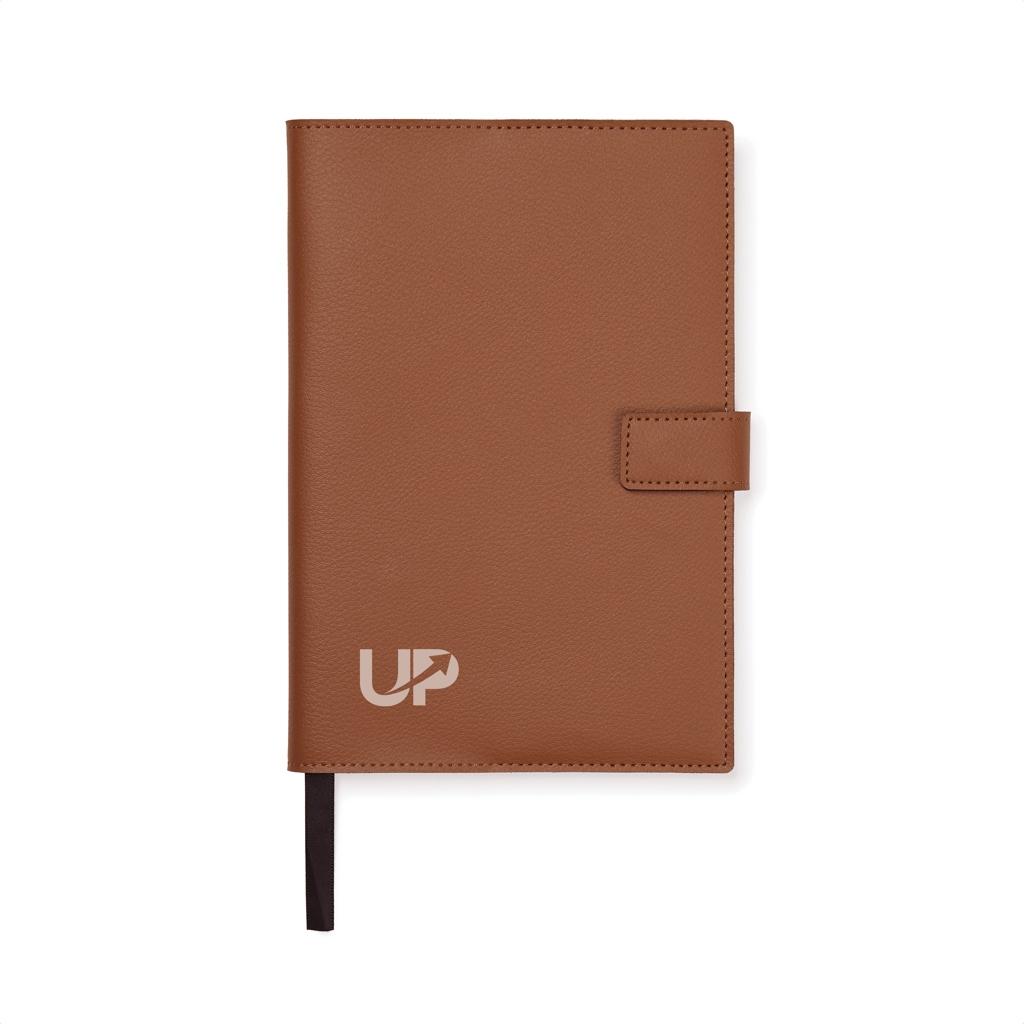VINGA Timo PU RCS RPET notebook brown