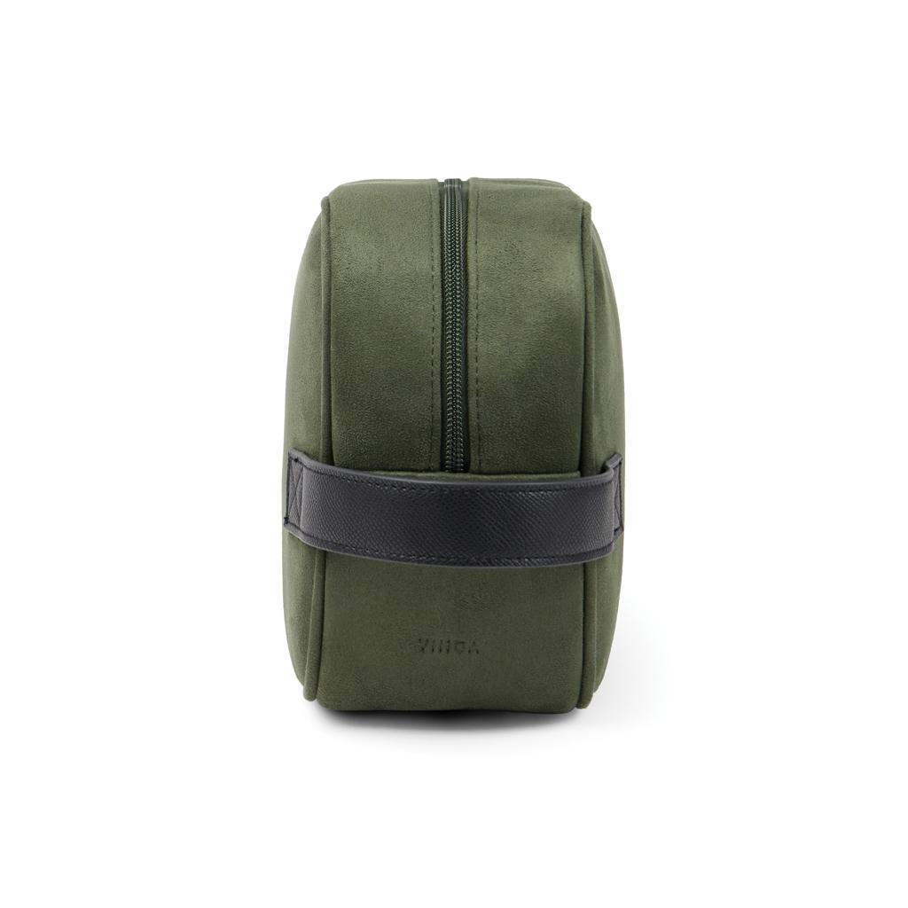 VINGA Marlow RCS recycled polyester toiletry bag green