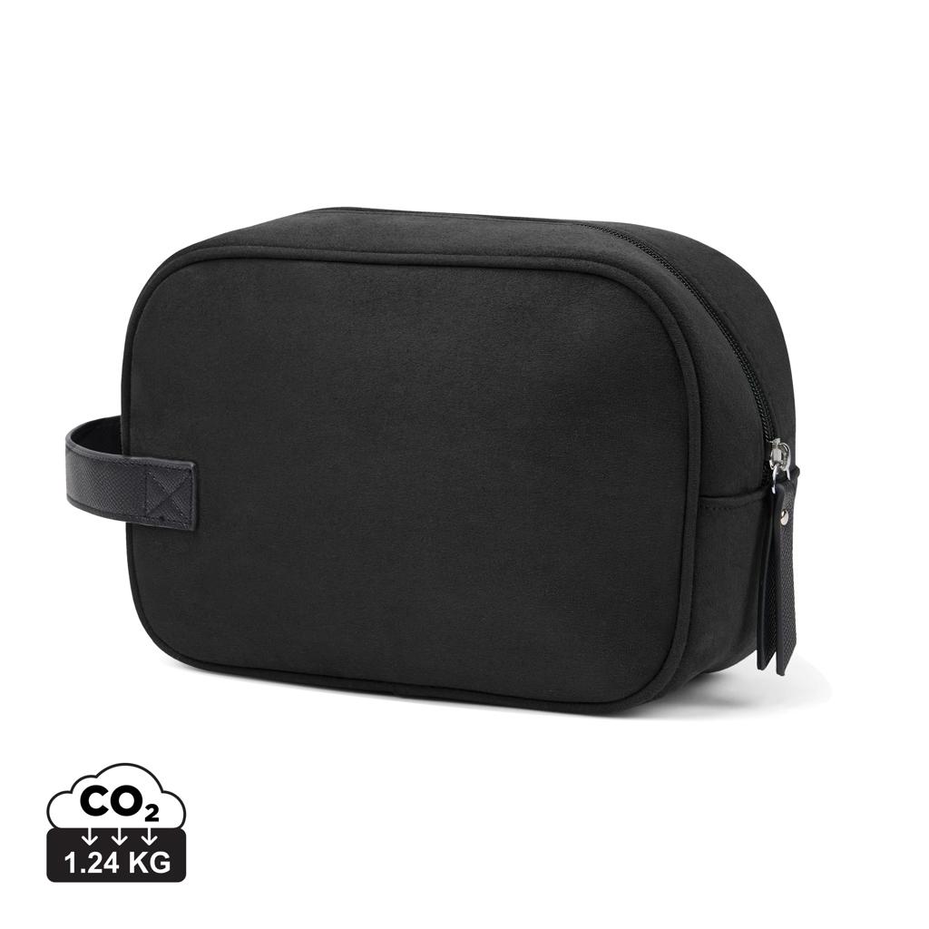 VINGA Marlow RCS recycled polyester toiletry bag black