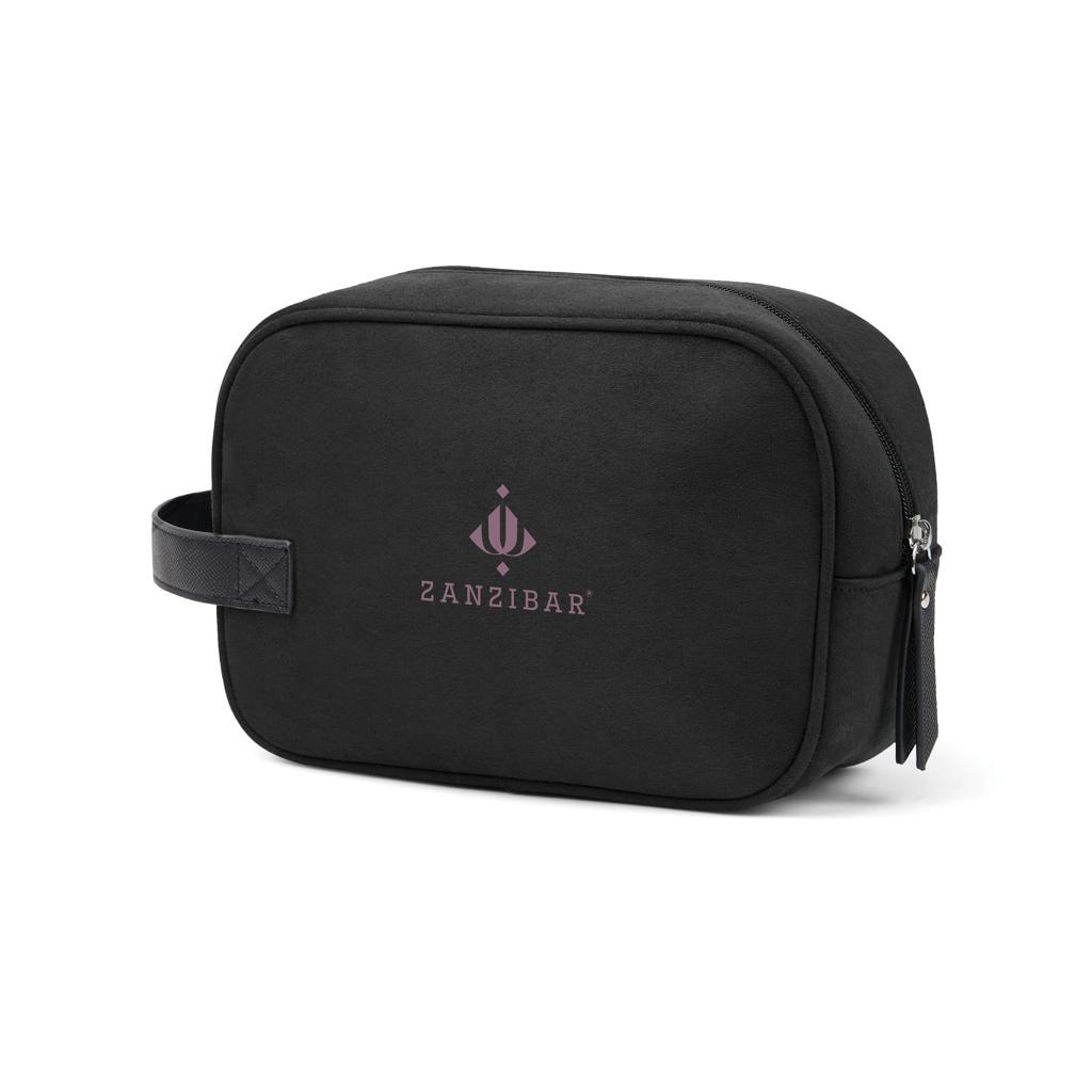 VINGA Marlow RCS recycled polyester toiletry bag black