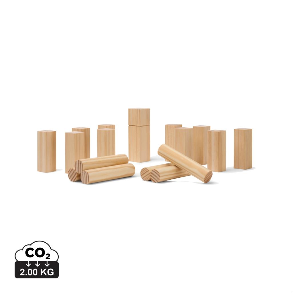 VINGA Kubb mini game brown