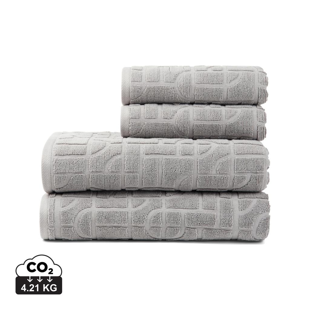 VINGA Verso OCS organic cotton towel, 4 pcs set grey