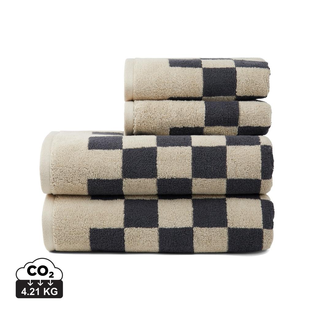 VINGA Elba OCS organic cotton towel, 4 pcs set grey