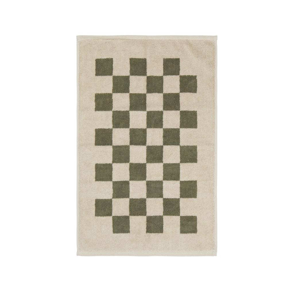 VINGA Elba OCS organic cotton towel, 4 pcs set green