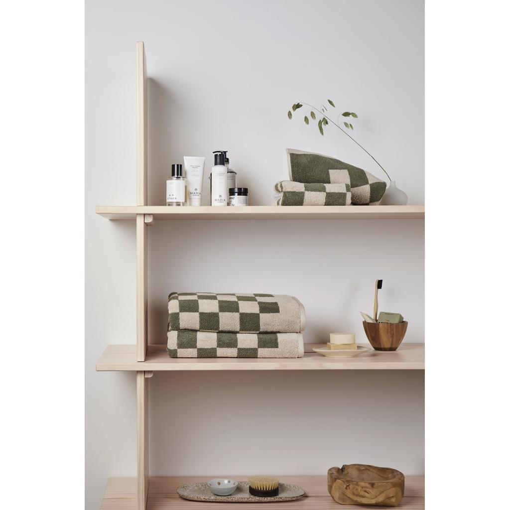 VINGA Elba OCS organic cotton towel, 4 pcs set green