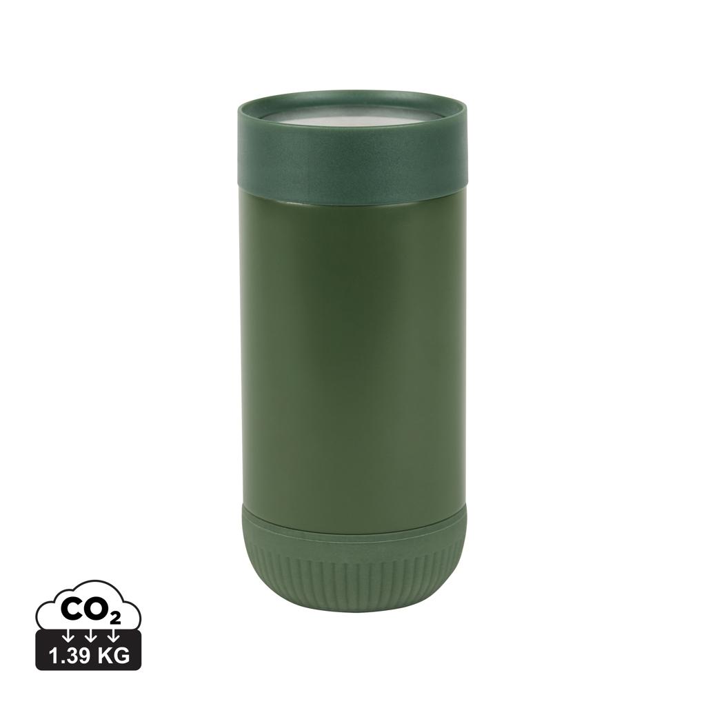VINGA Erie RCS recycled SS push mug 350 ML green
