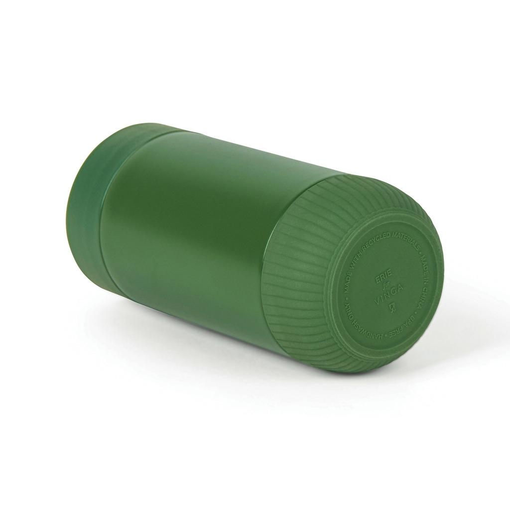 VINGA Erie RCS recycled SS push mug 350 ML green