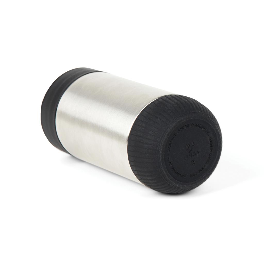 VINGA Erie RCS recycled SS push mug 350 ML silver
