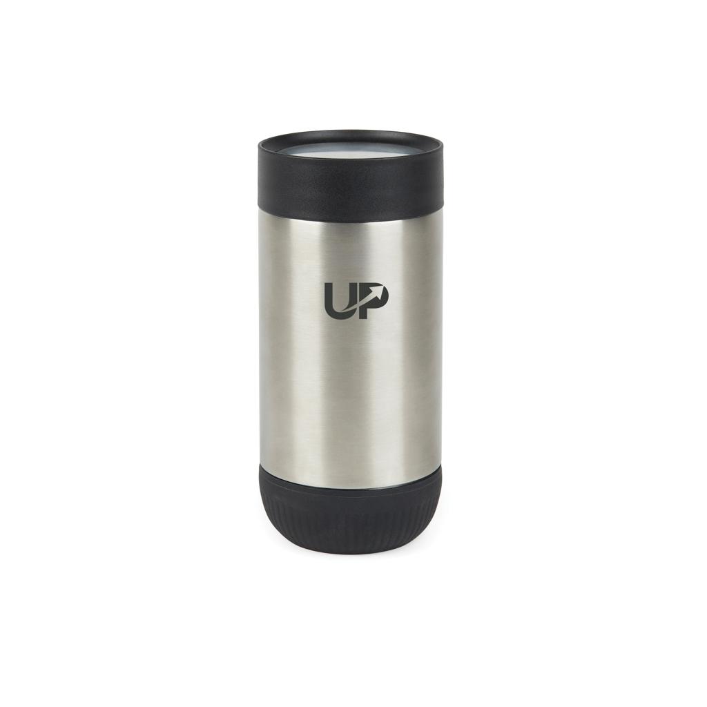 VINGA Erie RCS recycled SS push mug 350 ML silver