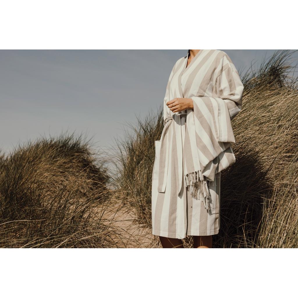 VINGA Ornos GRS hammam robe S/M beige