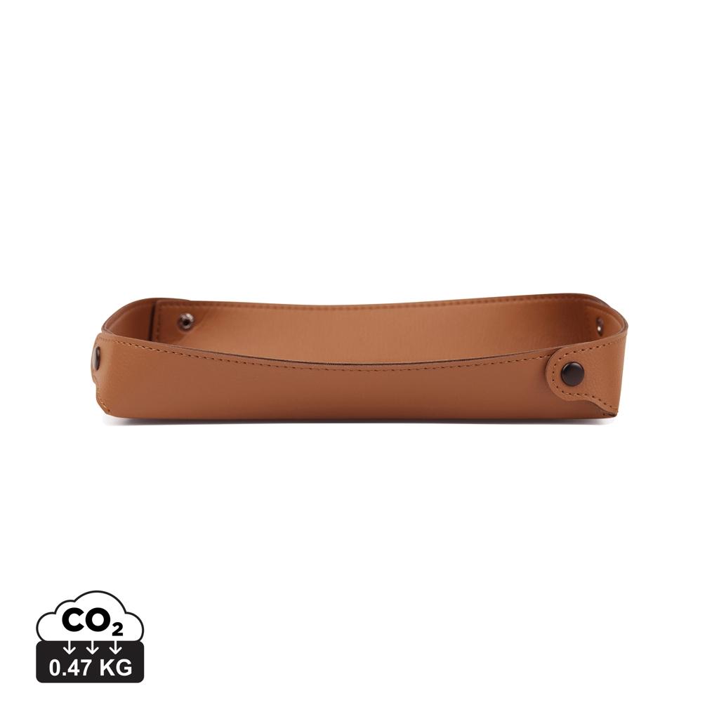 VINGA Timo PU RCS RPET tray brown