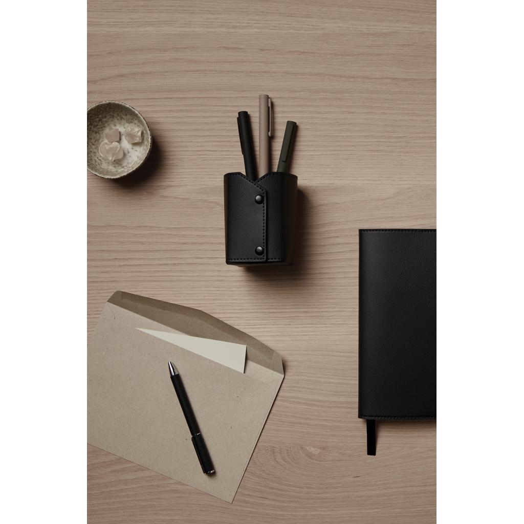 VINGA Timo PU RCS RPET pen holder black