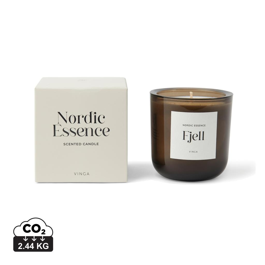 Nordic essence scented candle large white