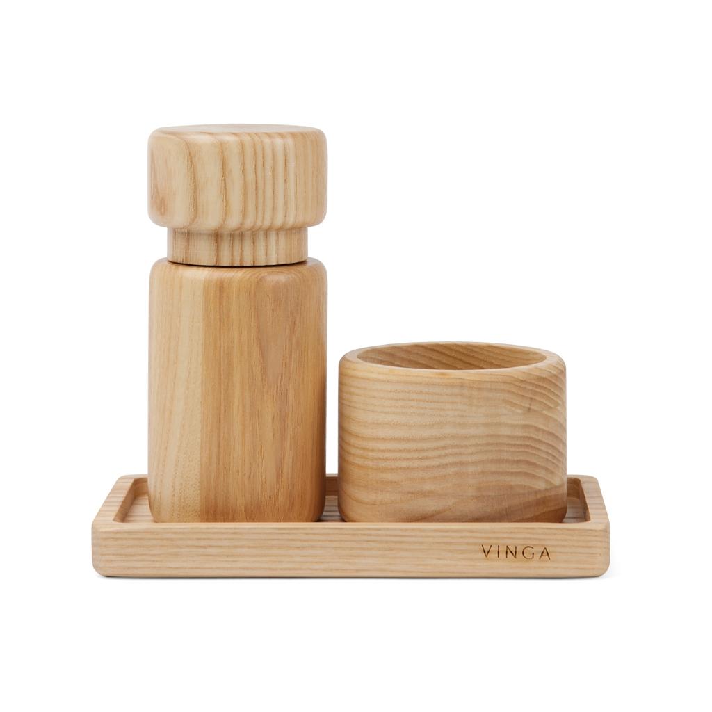 VINGA Retro salt & pepper set brown