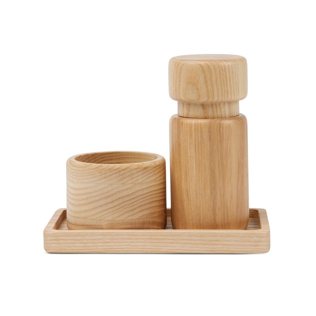 VINGA Retro salt & pepper set brown