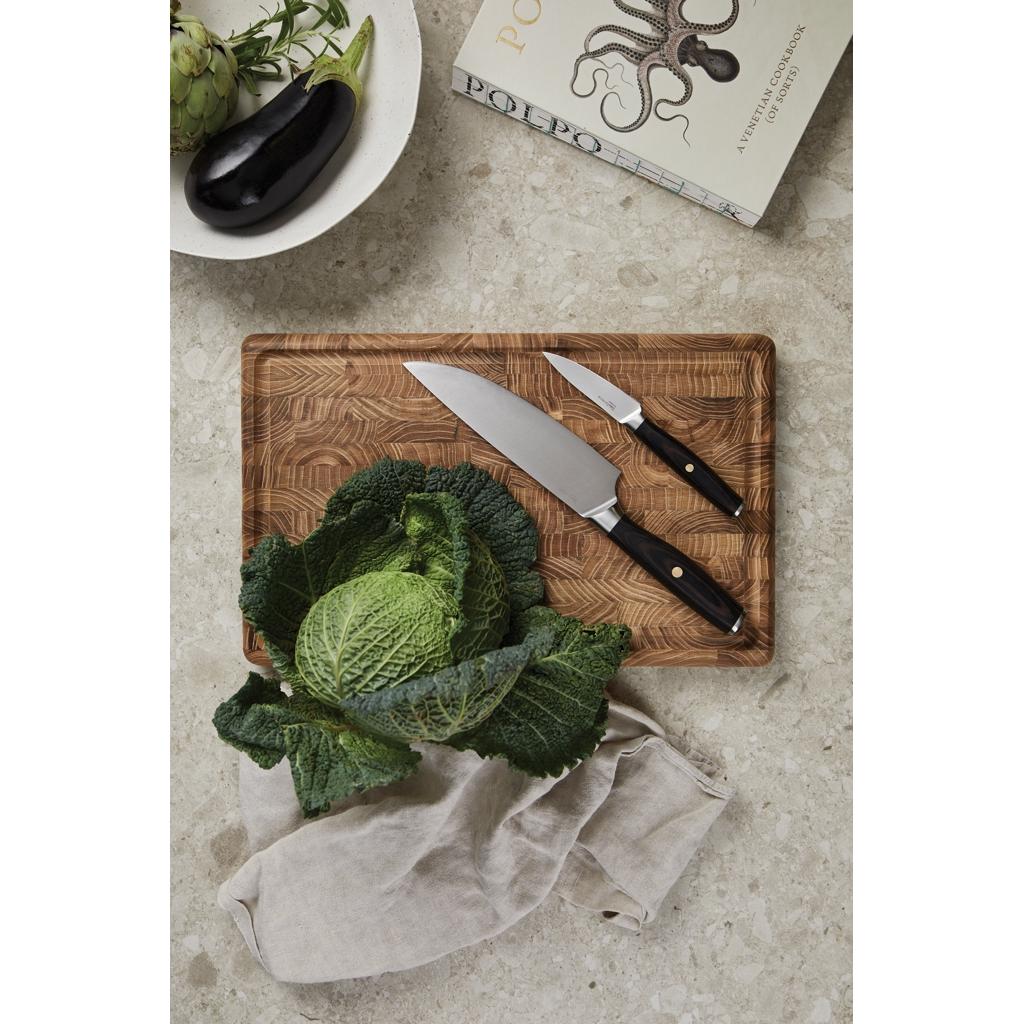 VINGA Tara RCS recycled steel chef's set steel