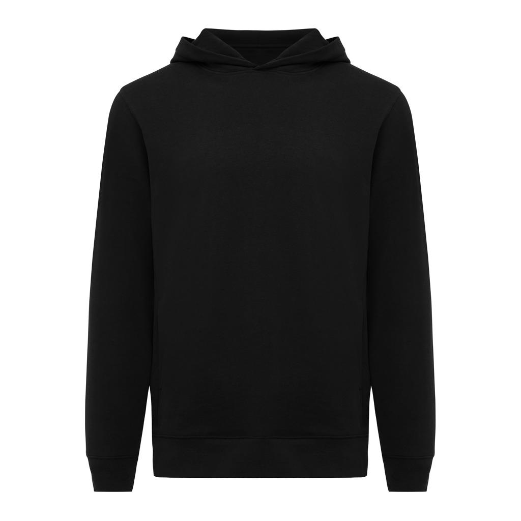 Iqoniq Yengo recycled cotton hoodie with sidepockets black XS