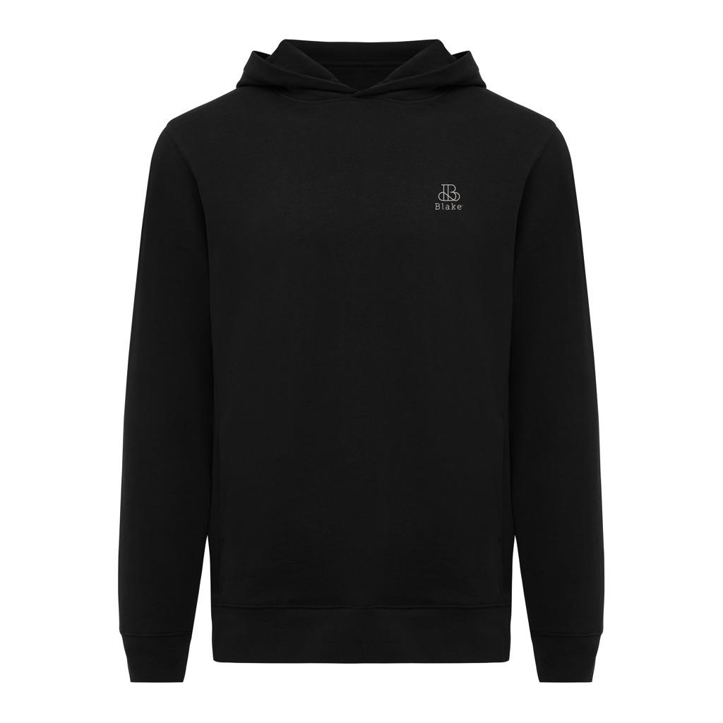 Iqoniq Yengo recycled cotton hoodie with sidepockets black XS