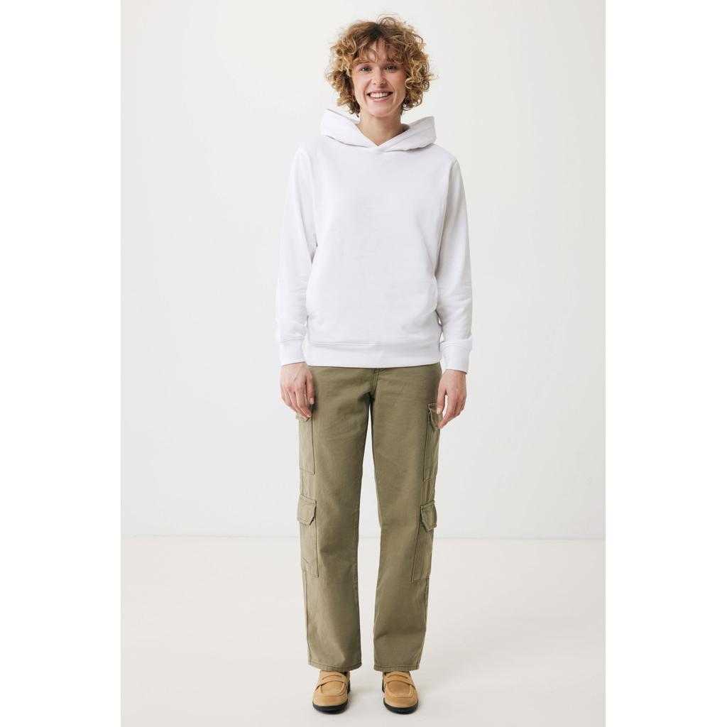 Iqoniq Yengo recycled cotton hoodie with sidepockets transparent XS