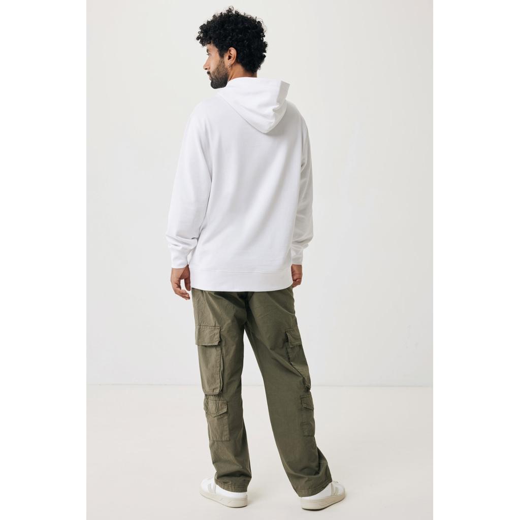 Iqoniq Yengo recycled cotton hoodie with sidepockets transparent XS