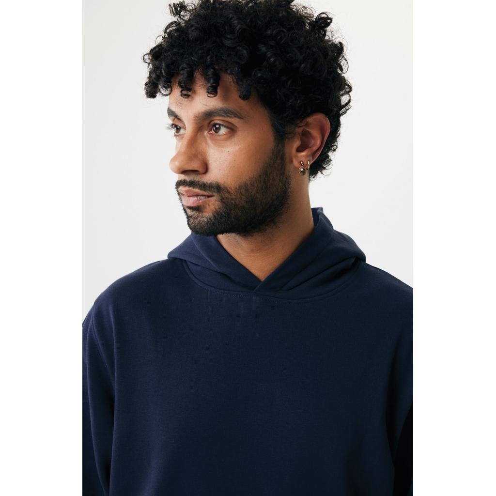 Iqoniq Yengo recycled cotton hoodie with sidepockets navy XS