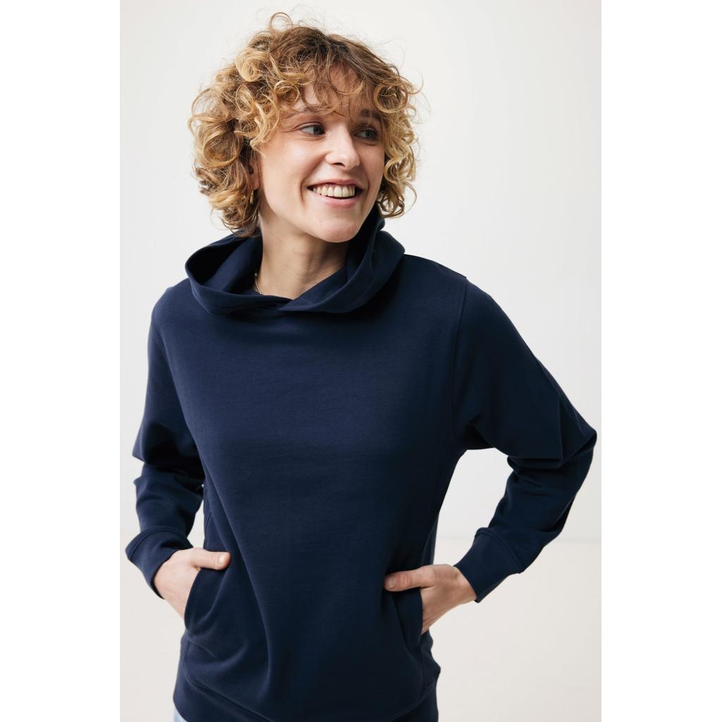 Iqoniq Yengo recycled cotton hoodie with sidepockets navy XS