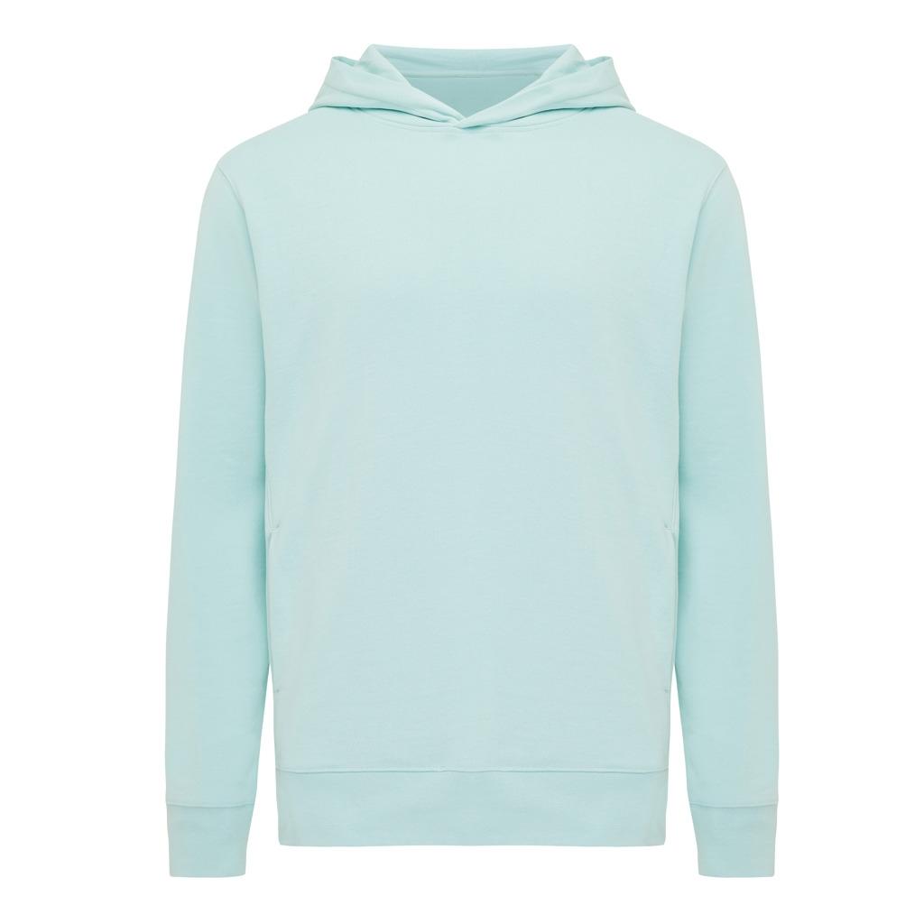 Iqoniq Yengo recycled cotton hoodie with sidepockets crushed mint 3XL