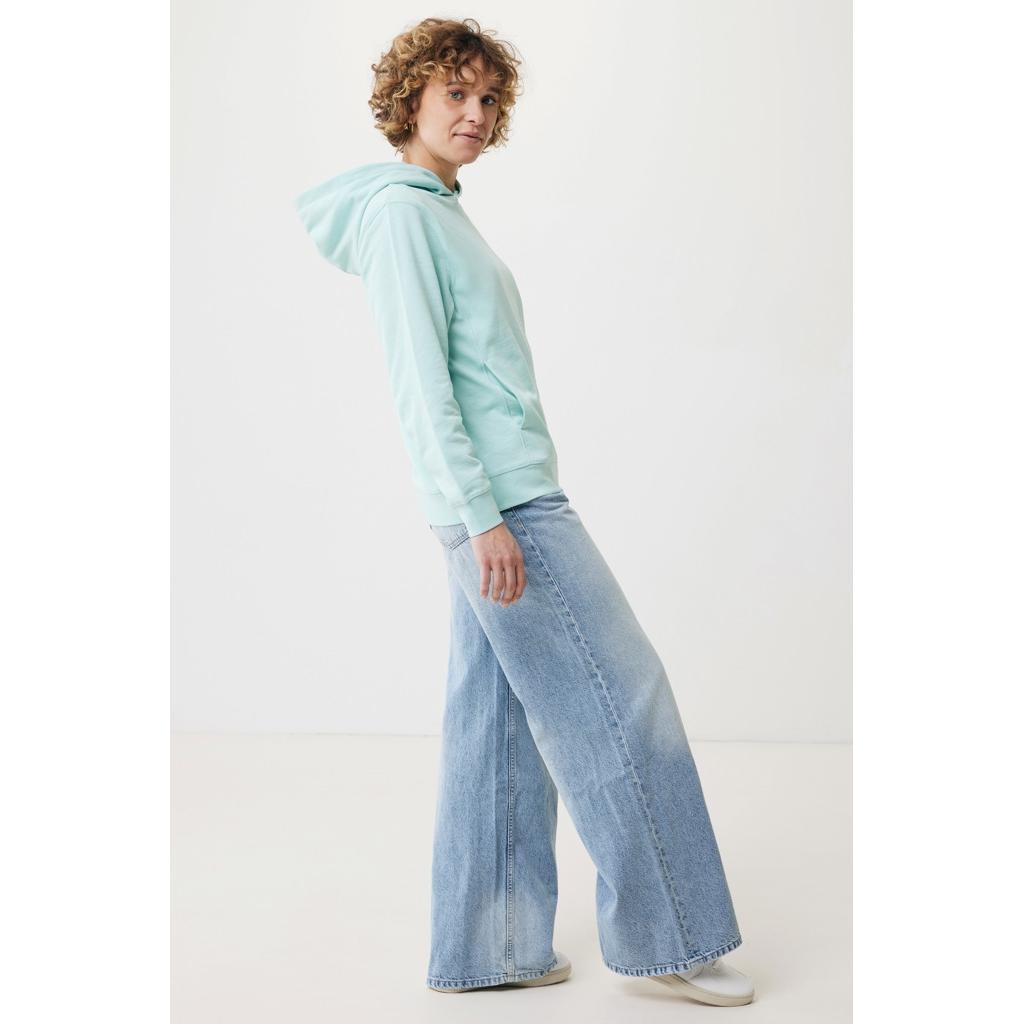 Iqoniq Yengo recycled cotton hoodie with sidepockets crushed mint 3XL
