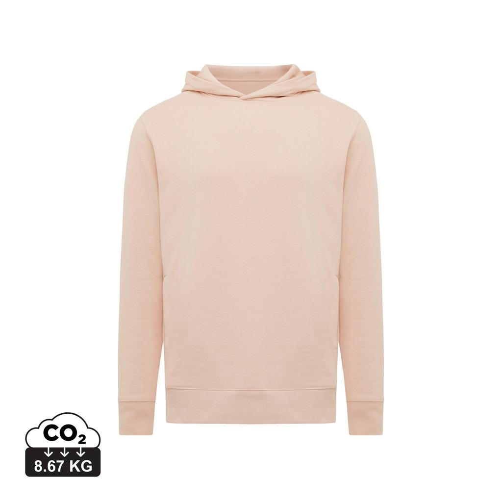 Iqoniq Yengo recycled cotton hoodie with sidepockets peach nectar 2XS