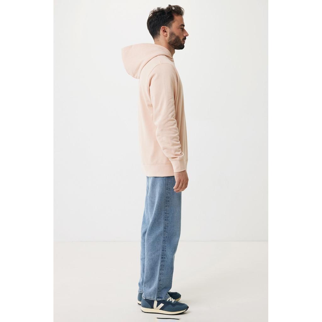 Iqoniq Yengo recycled cotton hoodie with sidepockets peach nectar XS