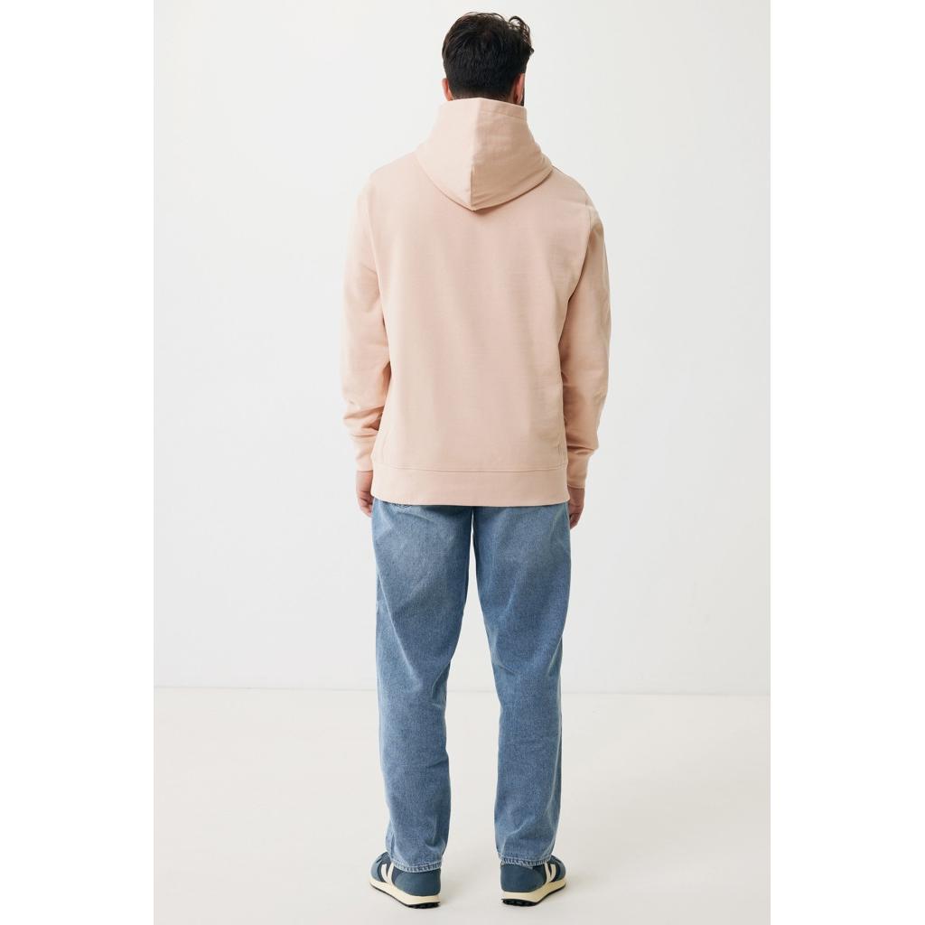 Iqoniq Yengo recycled cotton hoodie with sidepockets peach nectar XS