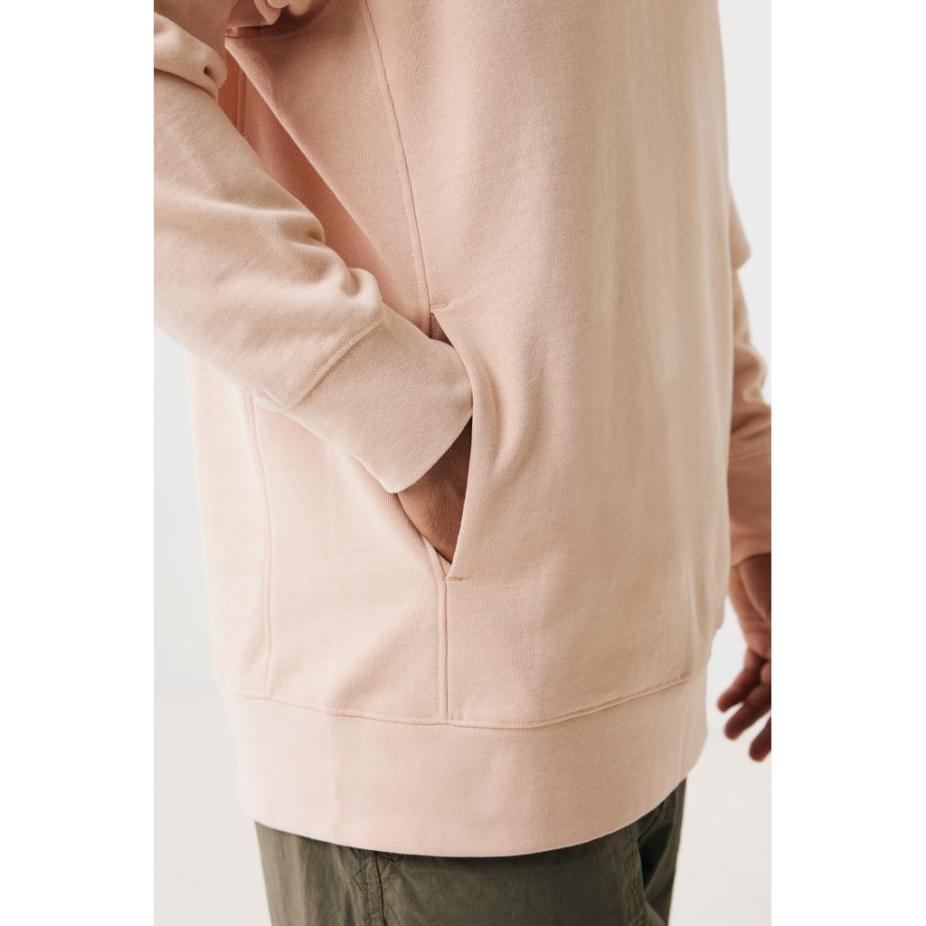 Iqoniq Yengo recycled cotton hoodie with sidepockets peach nectar XS