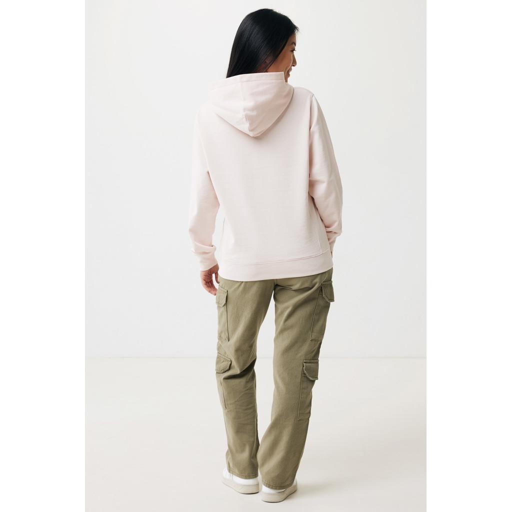 Iqoniq Yengo recycled cotton hoodie with sidepockets cloud pink XXL