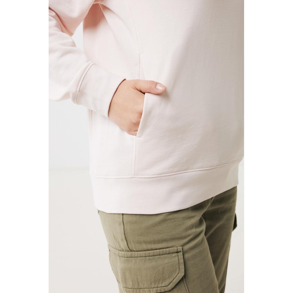 Iqoniq Yengo recycled cotton hoodie with sidepockets cloud pink XXL