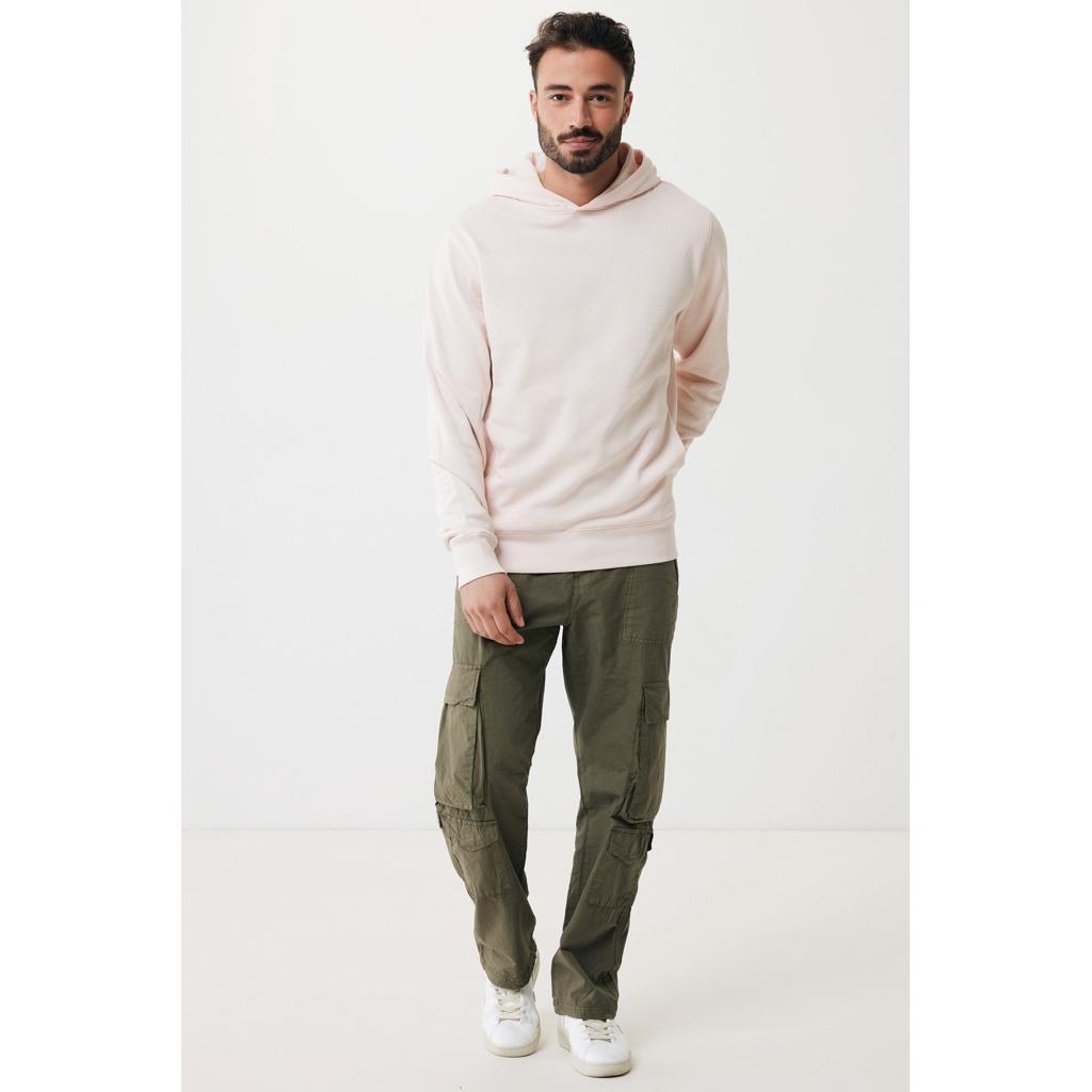 Iqoniq Yengo recycled cotton hoodie with sidepockets cloud pink XXL