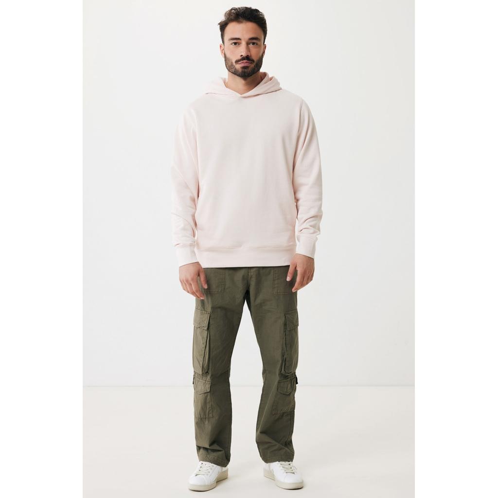 Iqoniq Yengo recycled cotton hoodie with sidepockets cloud pink XXL