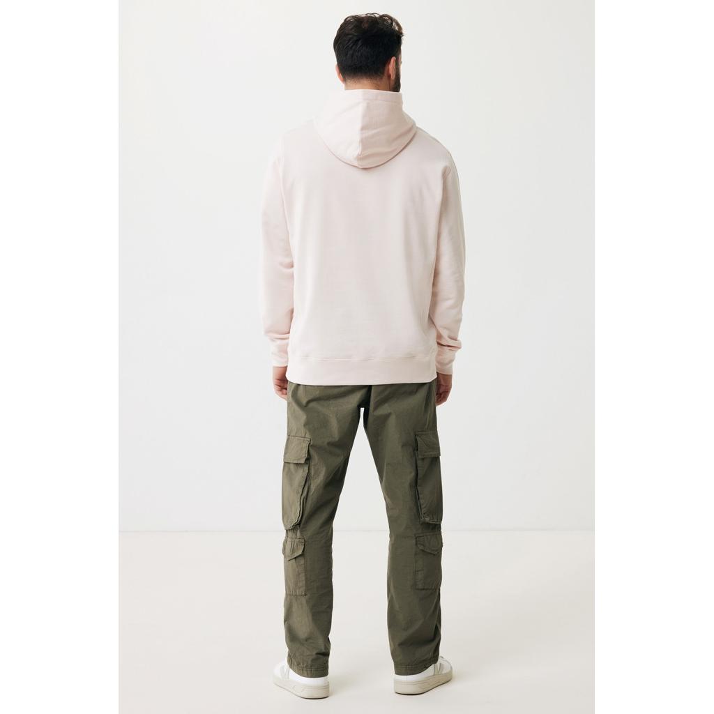 Iqoniq Yengo recycled cotton hoodie with sidepockets cloud pink XXL