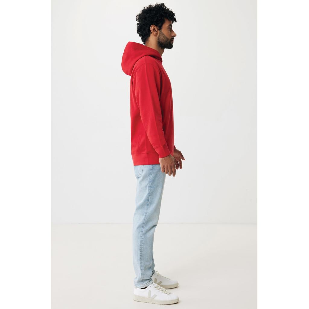Iqoniq Yengo recycled cotton hoodie with sidepockets red 3XL