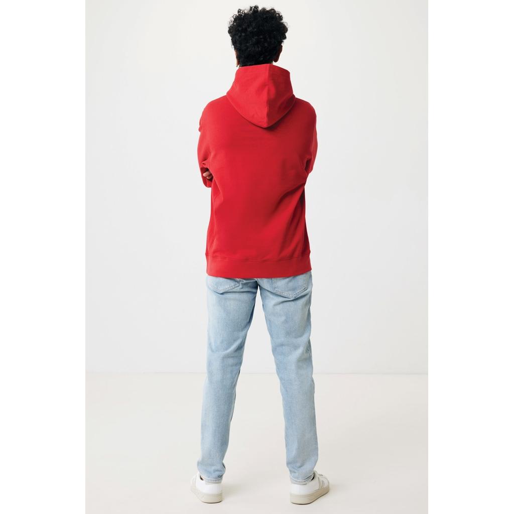 Iqoniq Yengo recycled cotton hoodie with sidepockets red 3XL