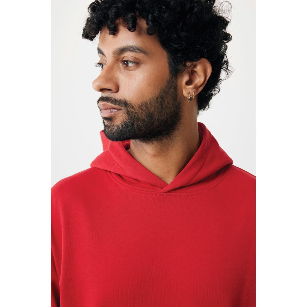 Iqoniq Yengo recycled cotton hoodie with sidepockets red 3XL