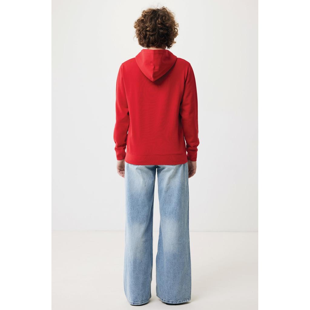 Iqoniq Yengo recycled cotton hoodie with sidepockets red 3XL