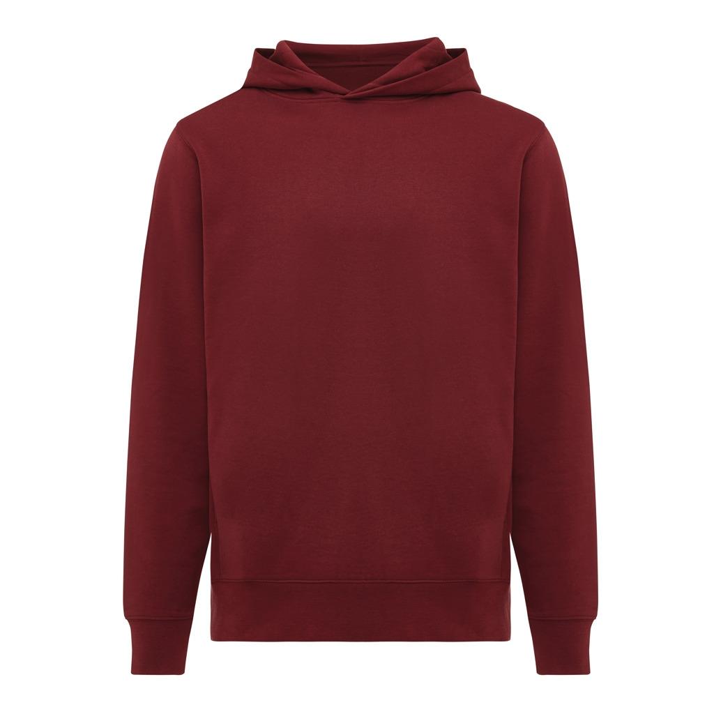 Iqoniq Yengo recycled cotton hoodie with sidepockets burgundy XS