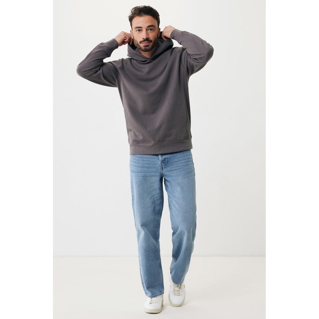 Iqoniq Yengo recycled cotton hoodie with sidepockets anthracite XS