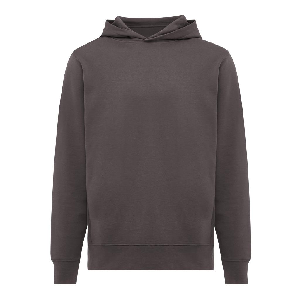 Iqoniq Yengo recycled cotton hoodie with sidepockets anthracite XS